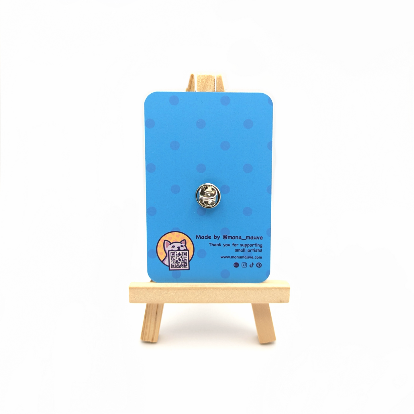 Pop Cat Meme Acrylic Pin | 40mm Acrylic Badge with Butterfly Clutch