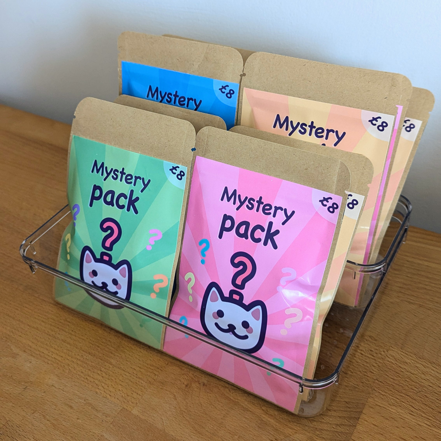 Cat-Themed Mystery Pack