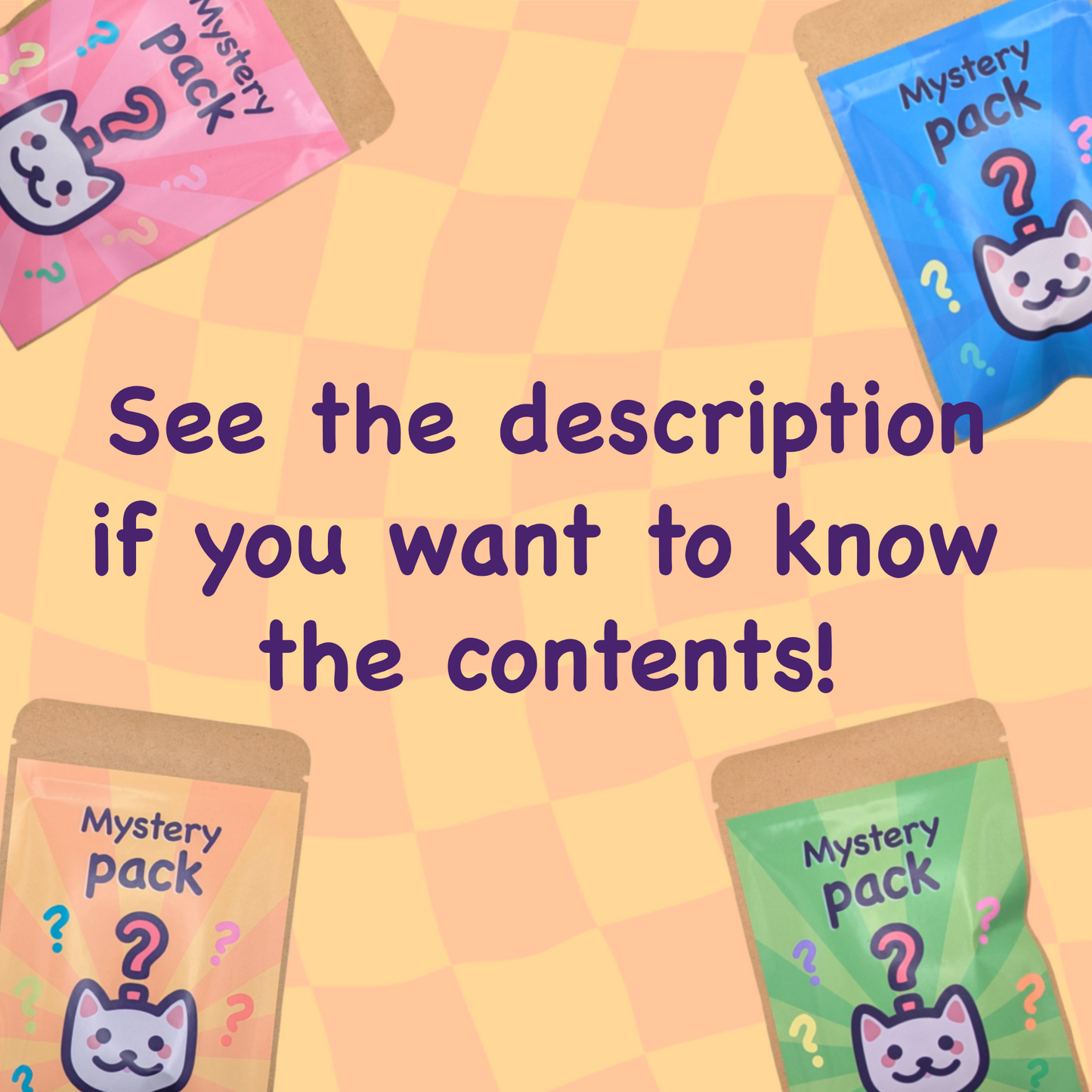 Cat-Themed Mystery Pack
