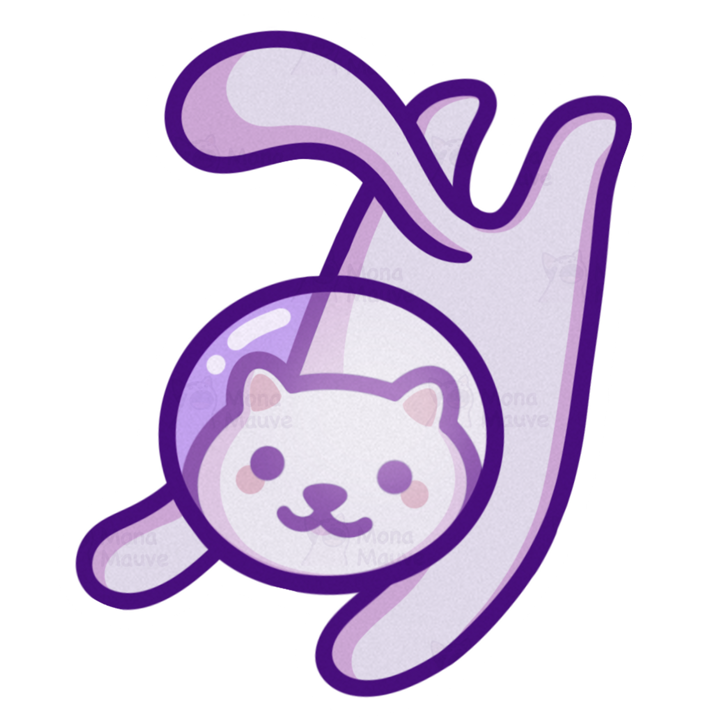 Space Cat Vinyl Sticker | Astronaut Kitty