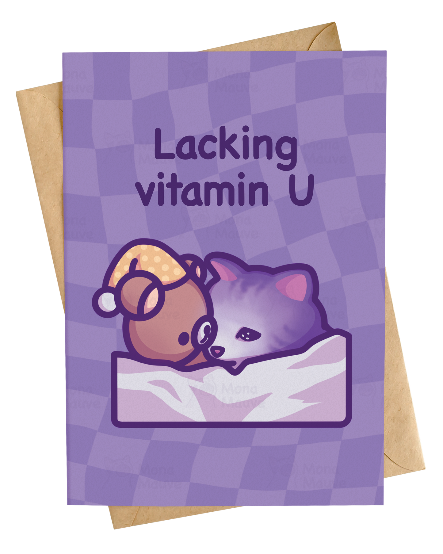 Lacking Vitamin U | Funny "I Miss You" Card