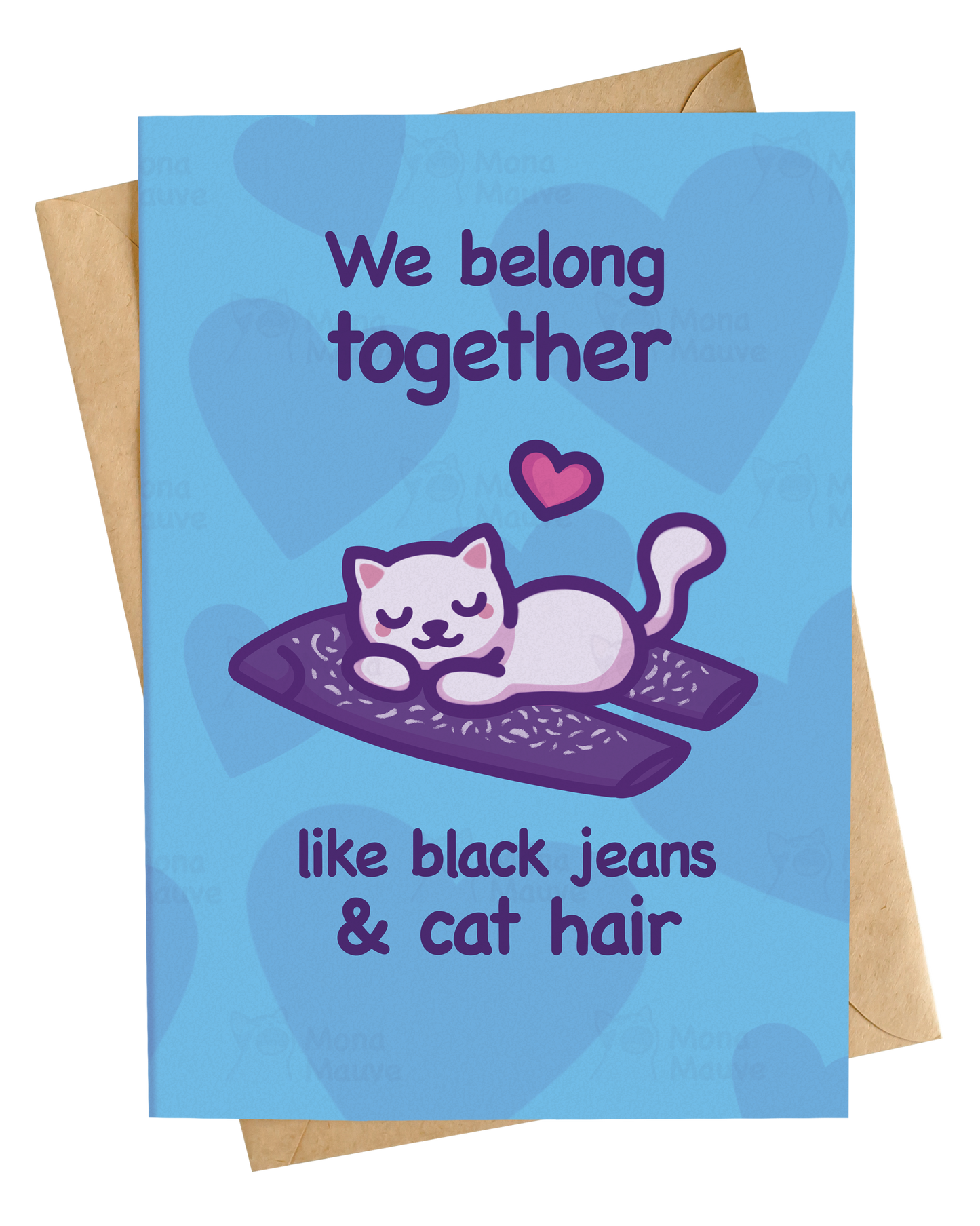We Belong Together | Funny Cat Anniversary Card