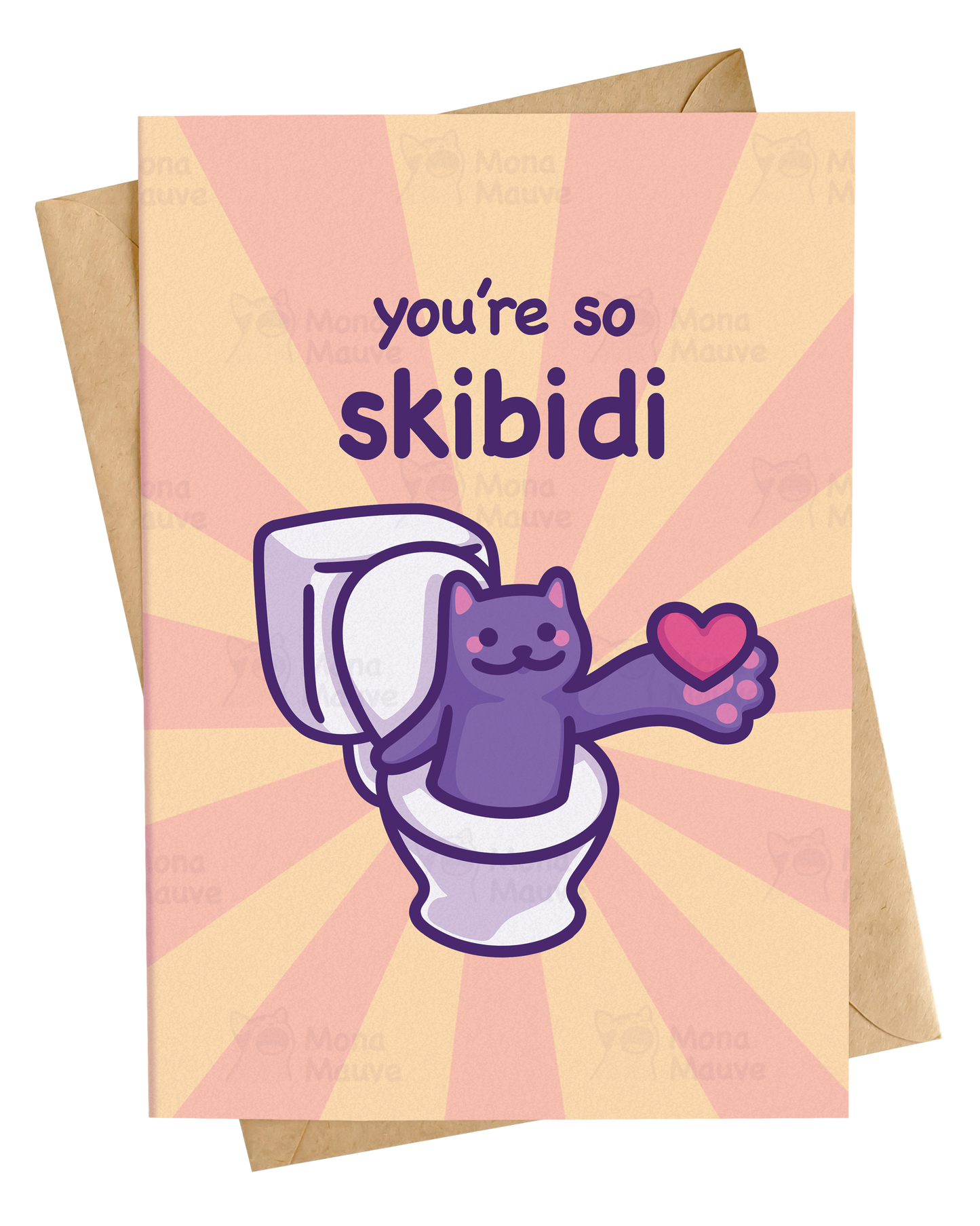 You're So Skibidi | Funny & Ironic Anniversary Card