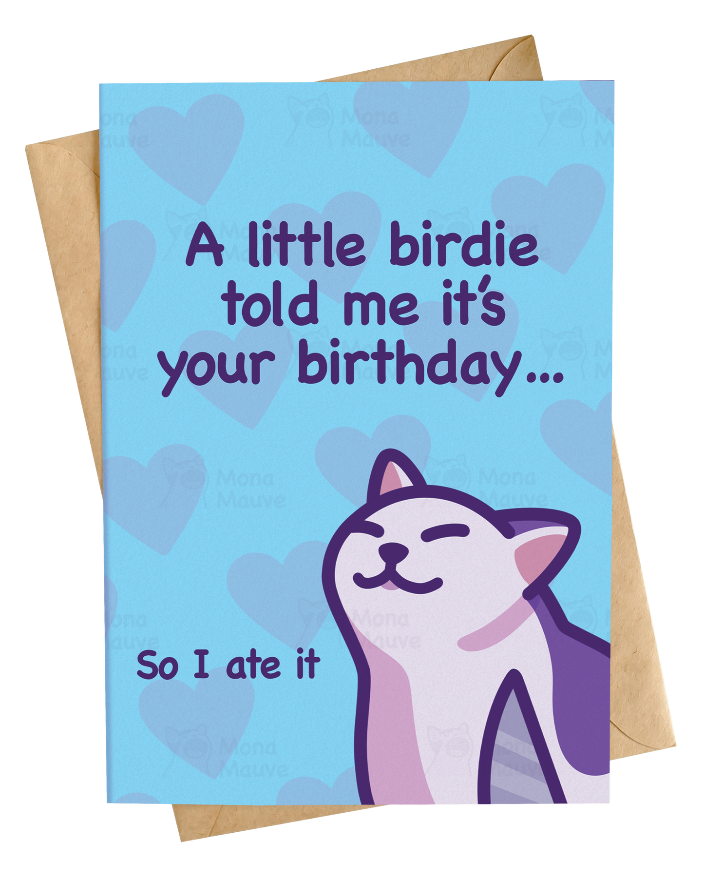 A Little Birdie Told Me It’s Your Birthday | Funny Cat Meme Birthday Card