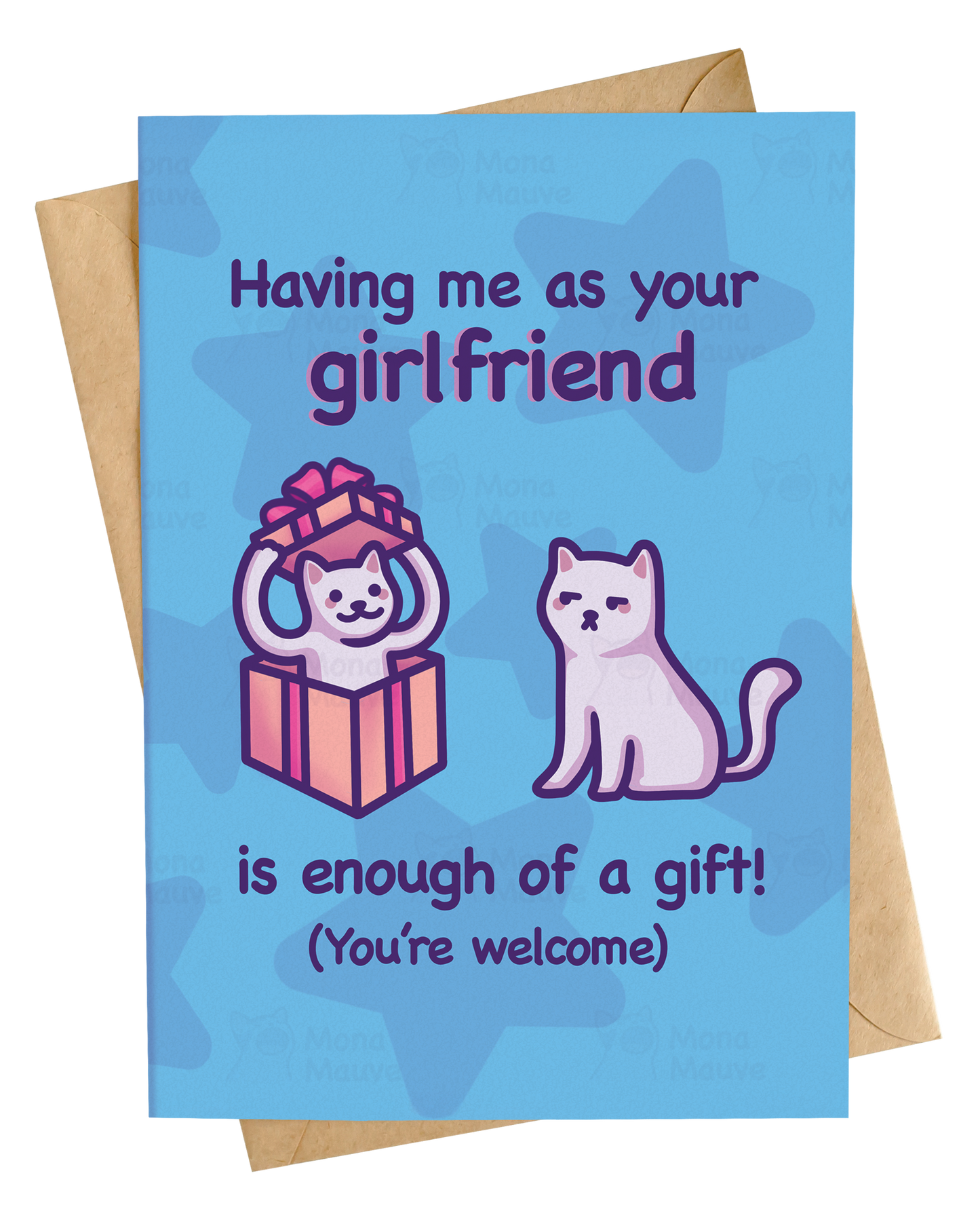 Funny Birthday Card | Having Me as a ... Is Enough of a Gift!
