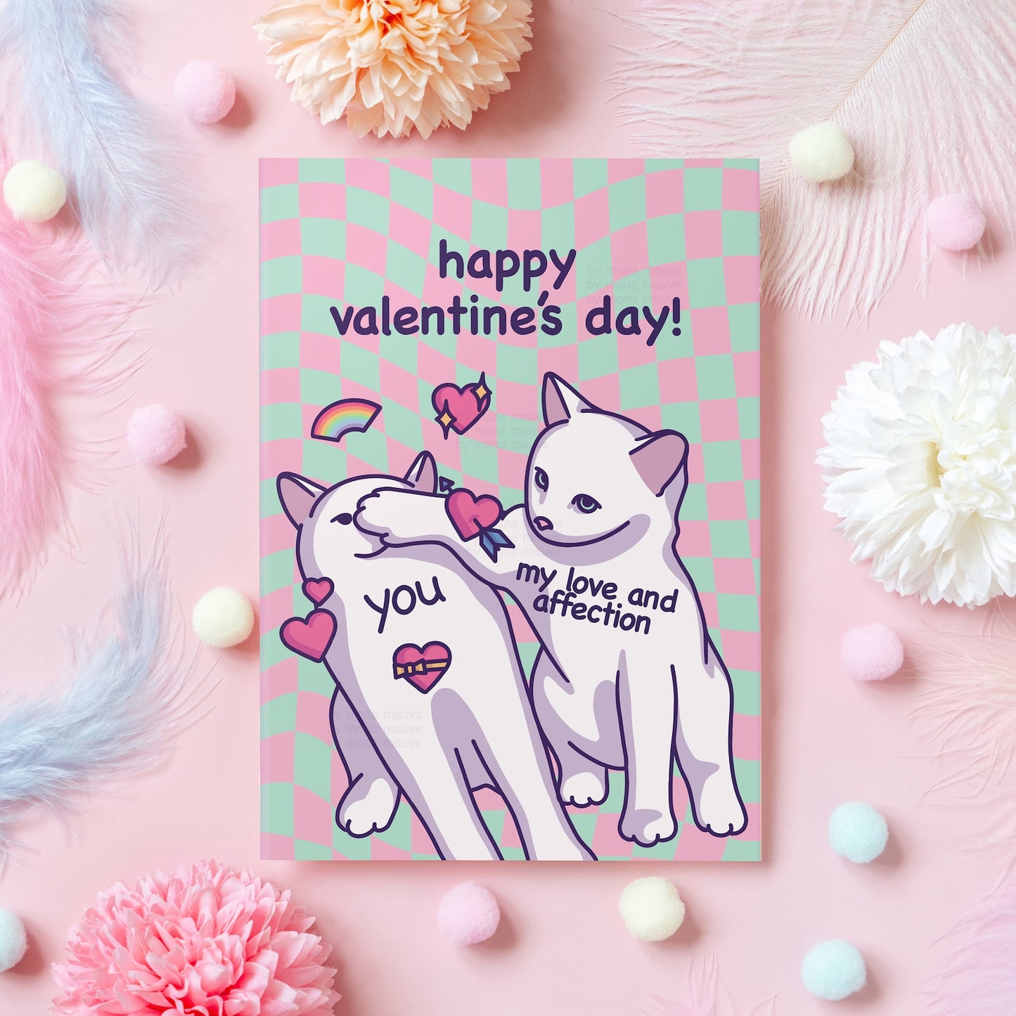 Valentine's Day Card | Cute Cat Meme | Happy Valentine's Day!
