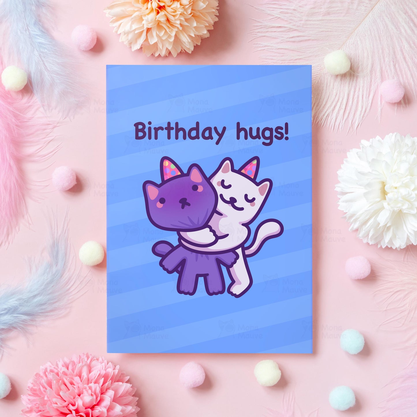 Funny Cat Birthday Card | Birthday Hugs!