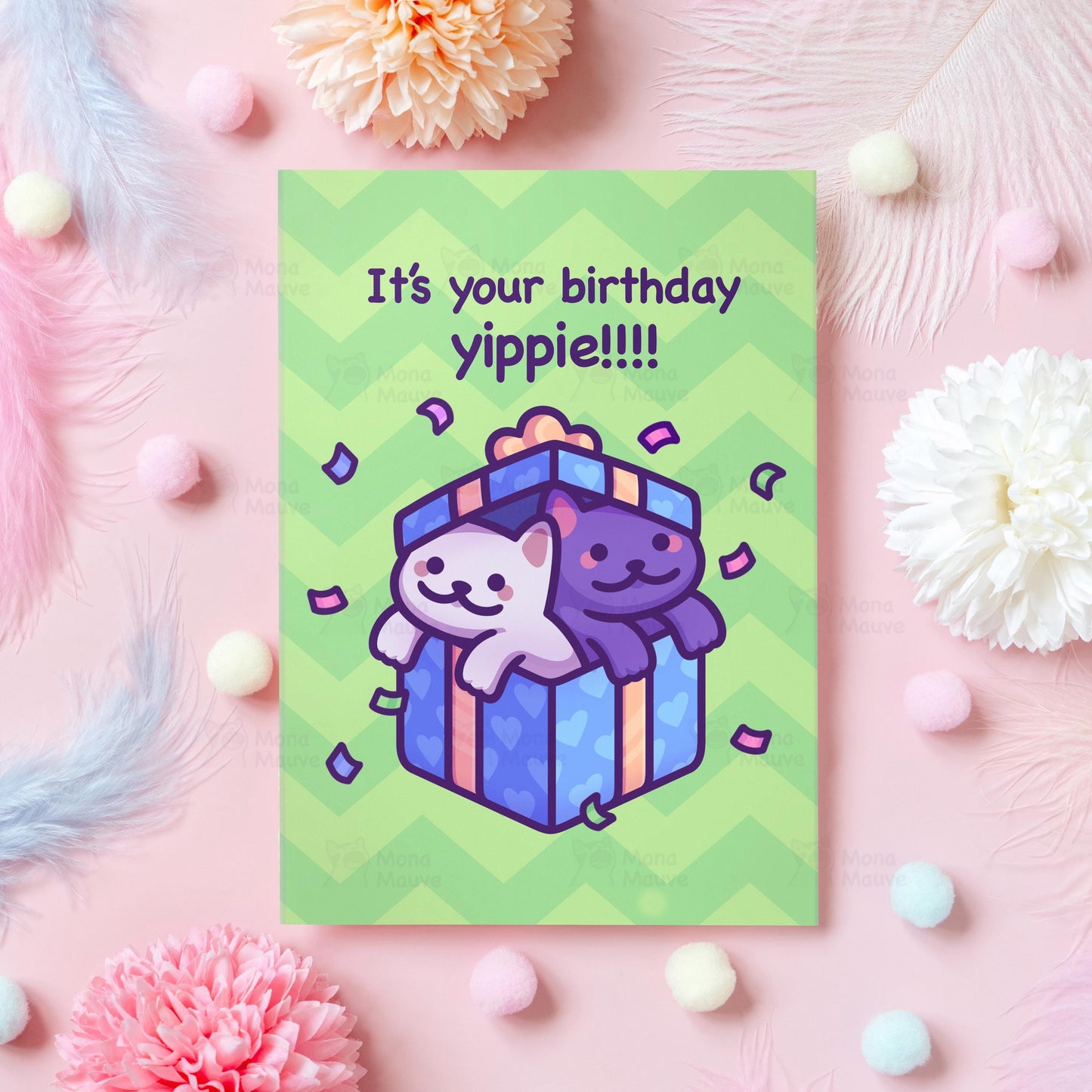 Funny Cat Birthday Card | It's Your Birthday, Yippie!