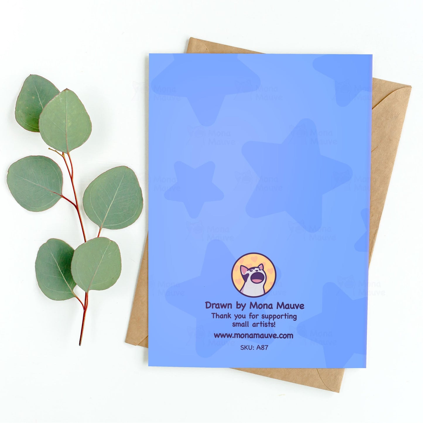 Funny Alien Cat Anniversary Card