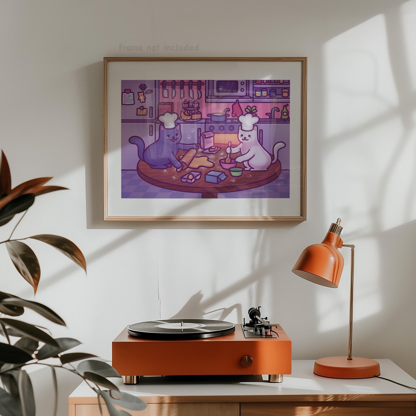 Cats in the Kitchen | Funny Art Print