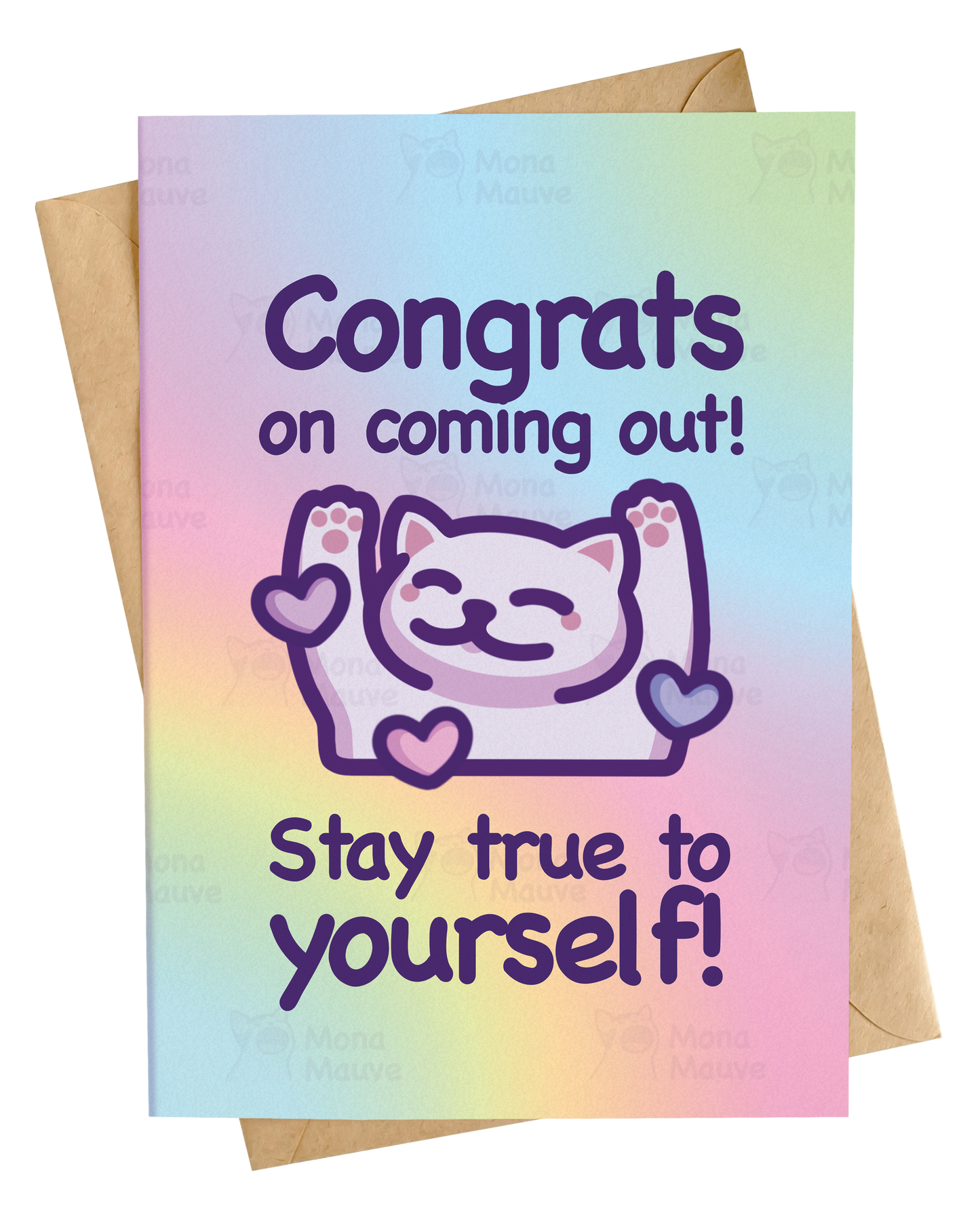 Congrats On Coming Out Card | Stay True to Yourself!