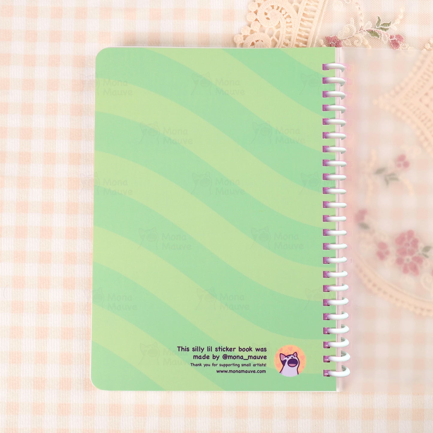 Blank Holographic Reusable Sticker Book + 5 Free Stickers!