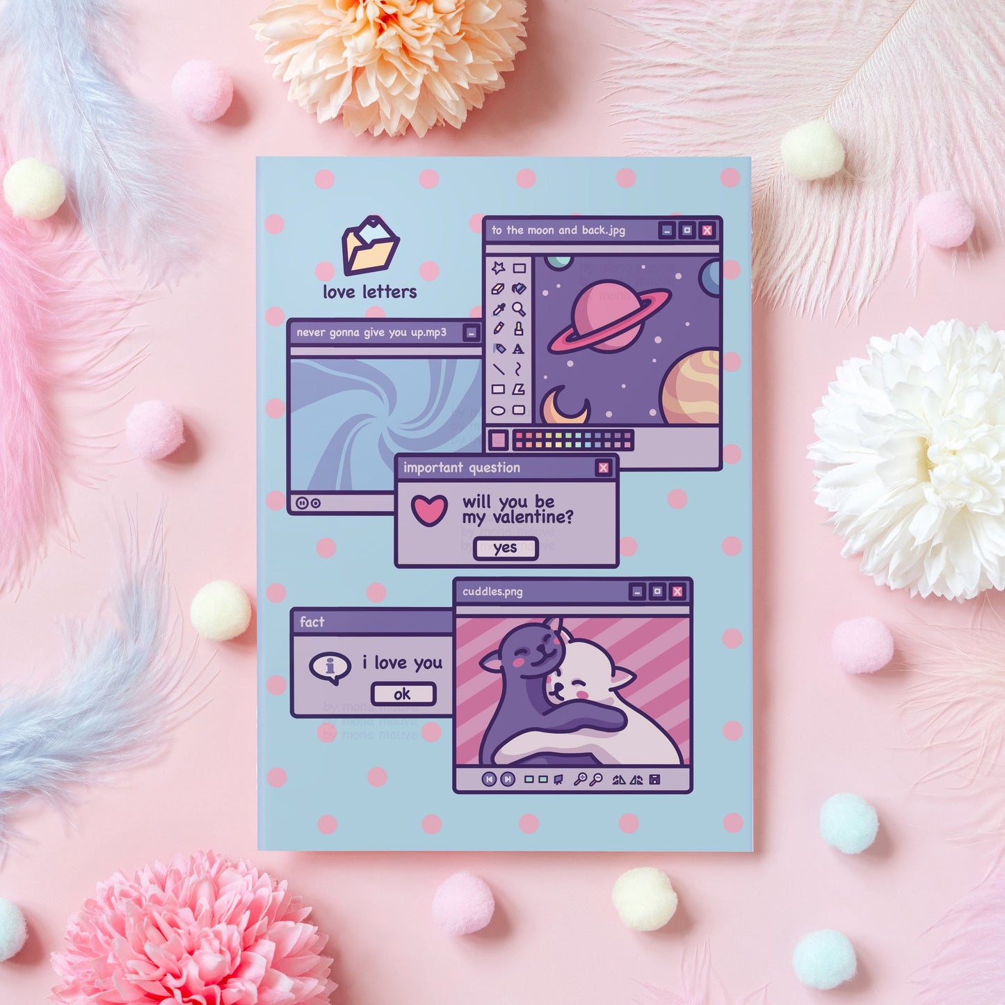 Vaporwave Valentine's Day Card | Will You Be My Valentine?