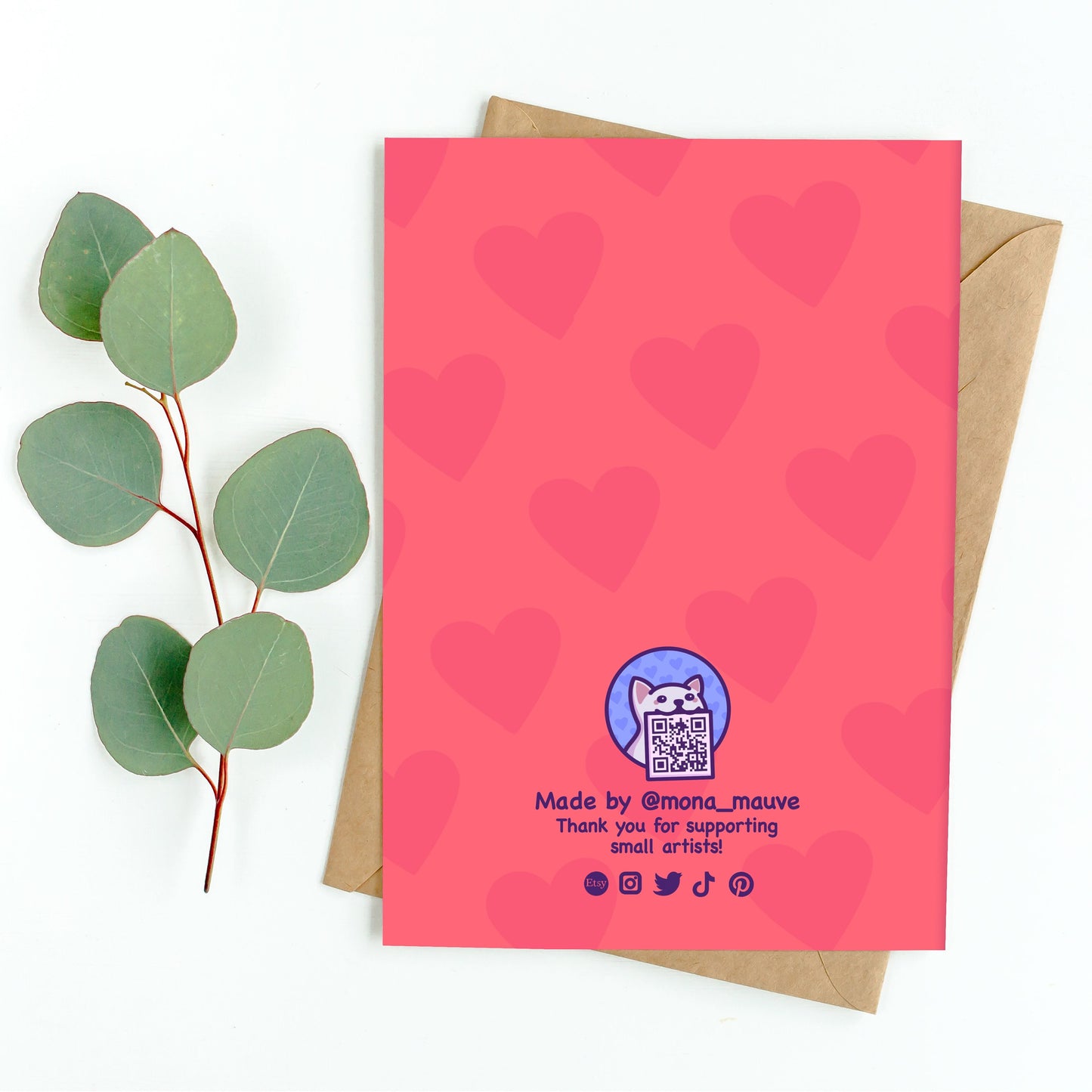 Marshmallow in My Hot Cocoa | Cute Christmas Card