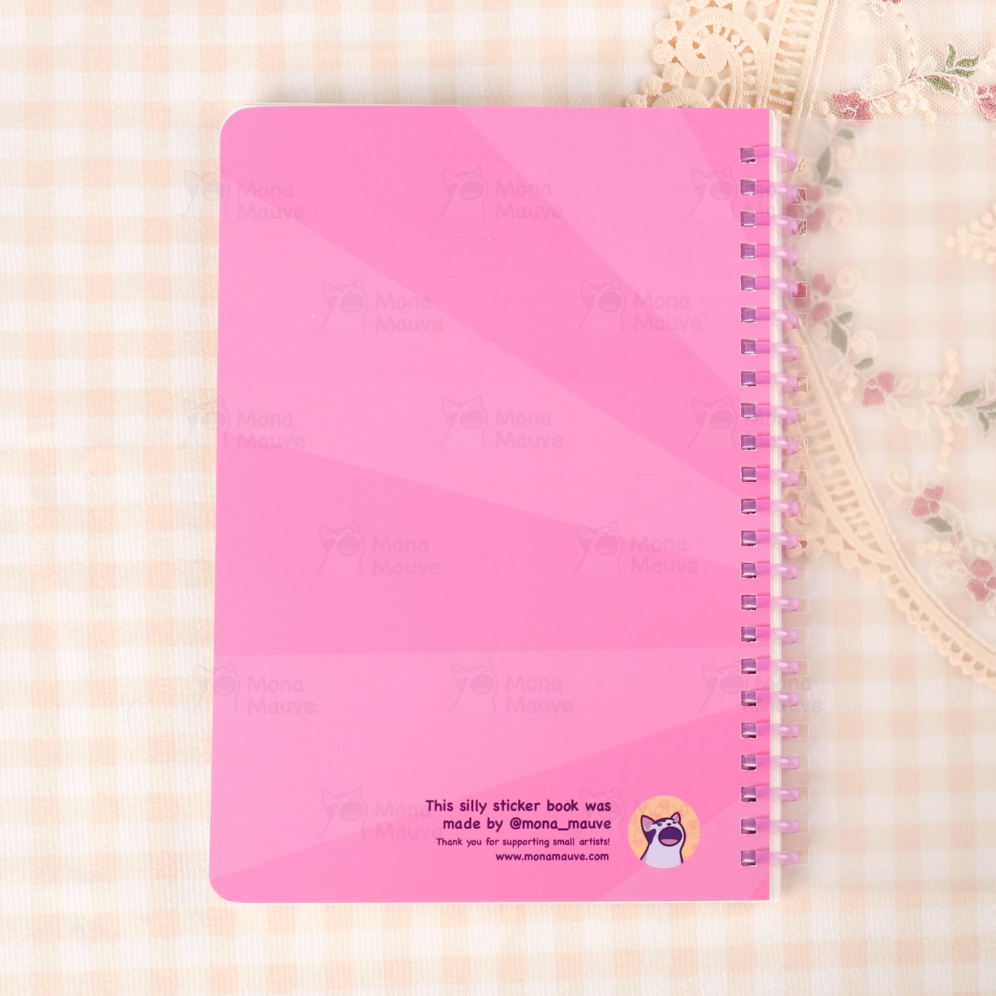 Cute Cat Reusable Sticker Book | Holographic Blank Album for Sticker Collecting
