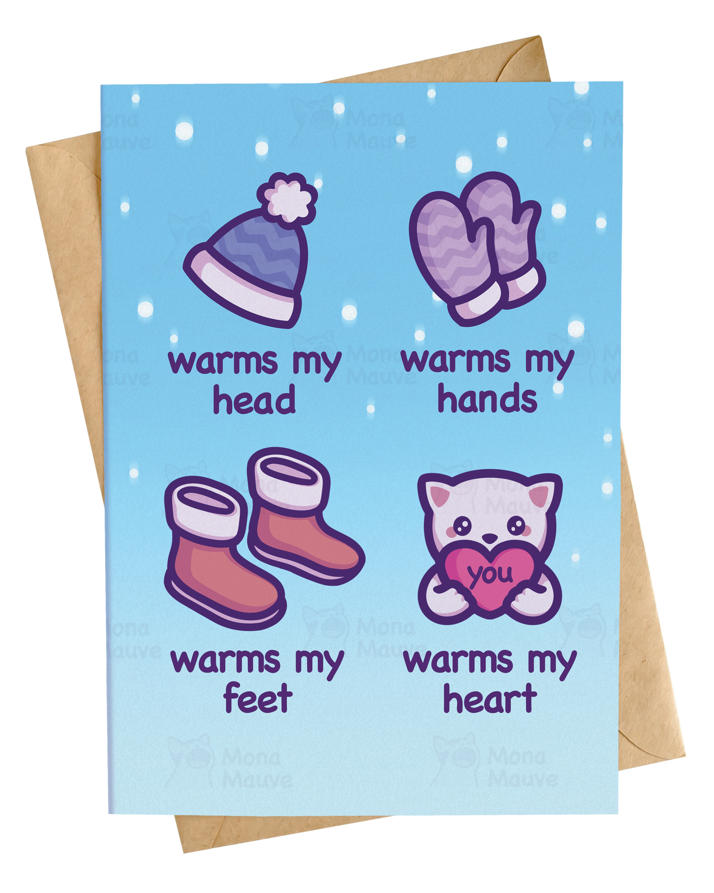 You Warm My Heart! | Cute & Heartfelt Anniversary Card