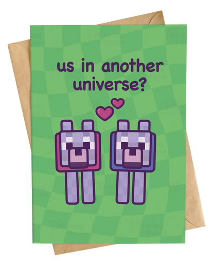 Gamer Anniversary Card | Us in Another Universe?