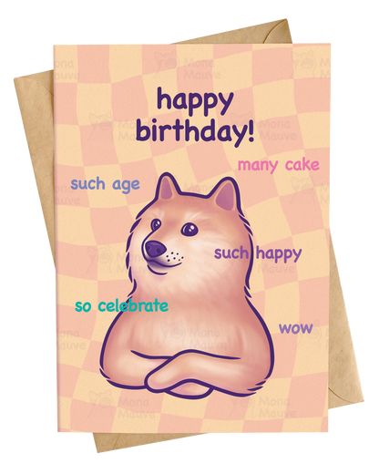 Doge Birthday Card | Happy Birthday!