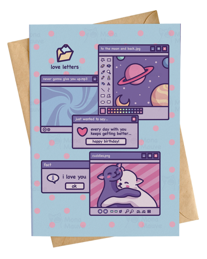 Every Day Keeps Getting Better! | Vaporwave Birthday Card