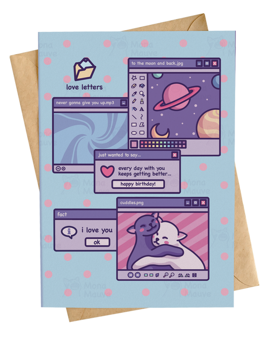 Every Day Keeps Getting Better! | Vaporwave Birthday Card