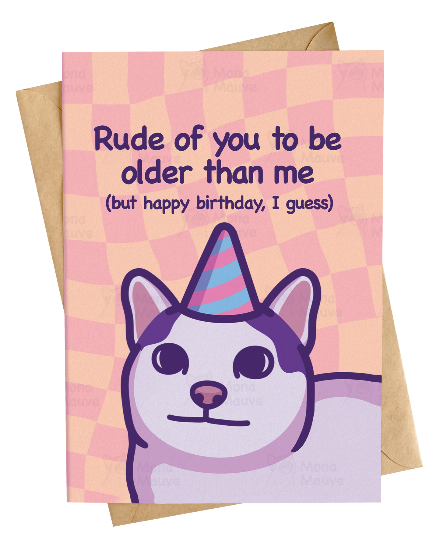 Rude of You to Be Older Than Me | Funny Cat Birthday Card