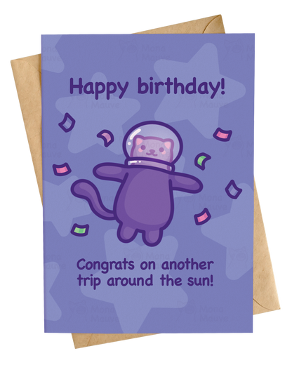Another Trip Around the Sun | Cute Birthday Card