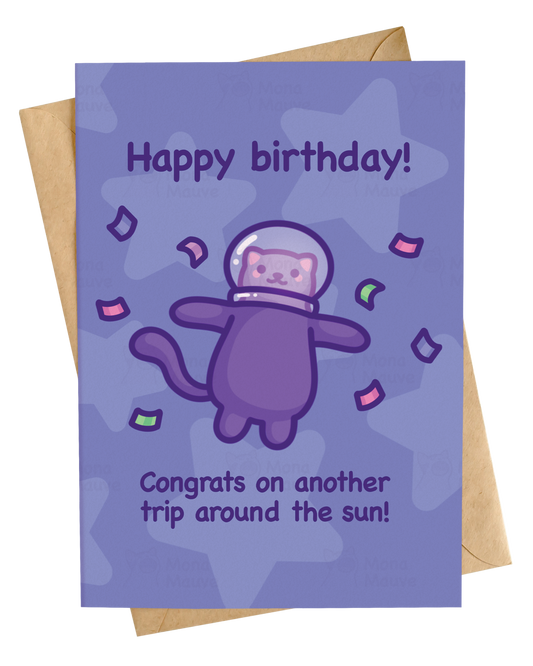 Another Trip Around the Sun | Cute Birthday Card
