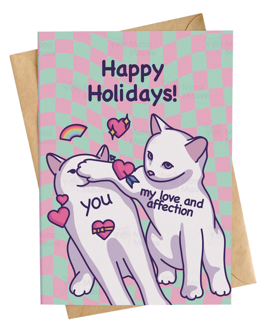 Happy Holidays! | Funny Cat Christmas Card
