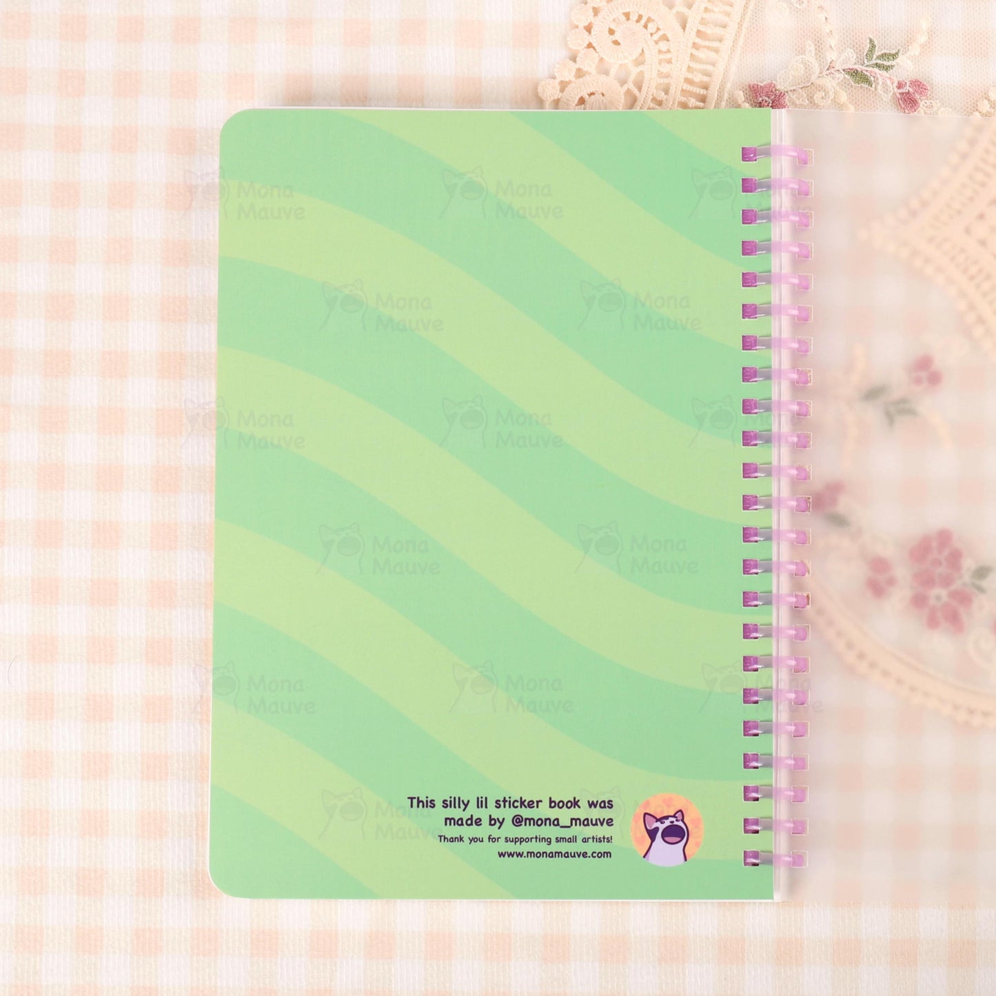 Cute Cat Reusable Sticker Book | Holographic Blank Album for Sticker Collecting