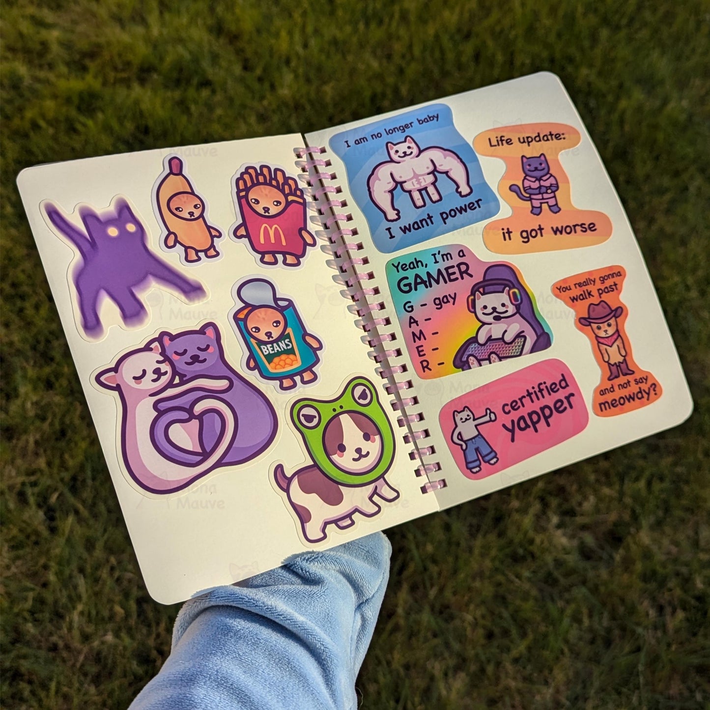 Funny Cat Meme Vinyl Sticker | Life Update: It Got Worse