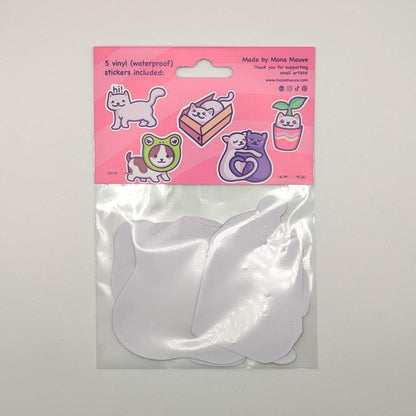 Cute Cats Sticker Pack | Wholesome Vinyl Stickers