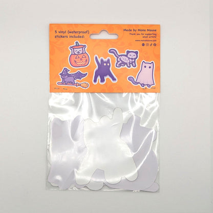 Spooky Cats Sticker Pack | Halloween Vinyl Stickers