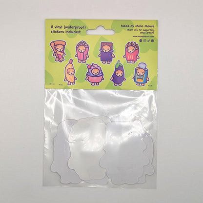Snack Cats Sticker Pack | Vinyl Meme Stickers