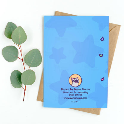 Funny Cat Birthday Card | So Happy You Were Born | Cute Confetti Cat Card