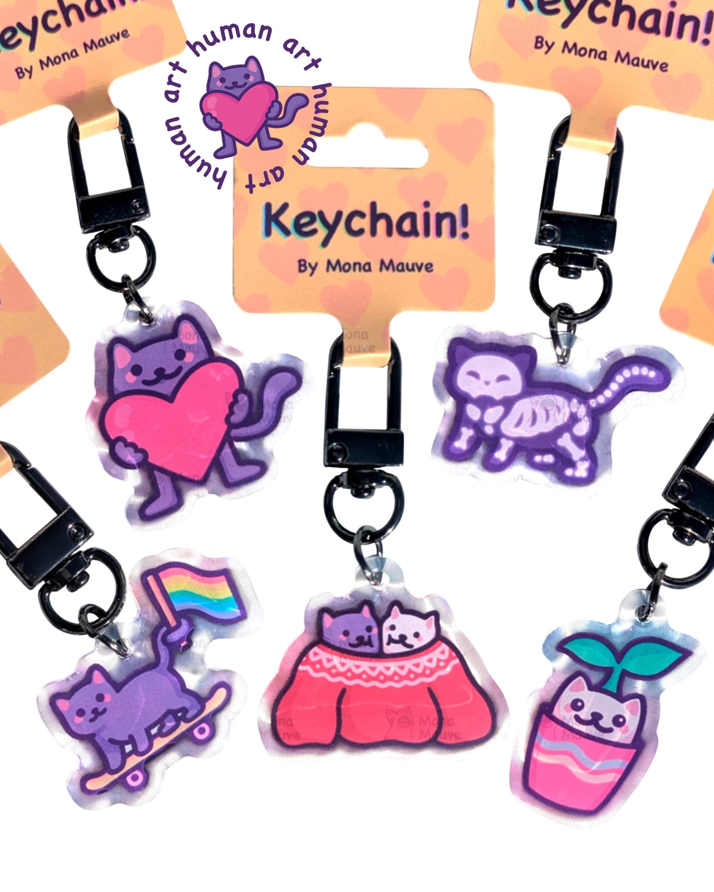 Spring Cats Cap Bundle | Cat Gift Set with Embroidered Alien Cap, Keychains, Lanyard