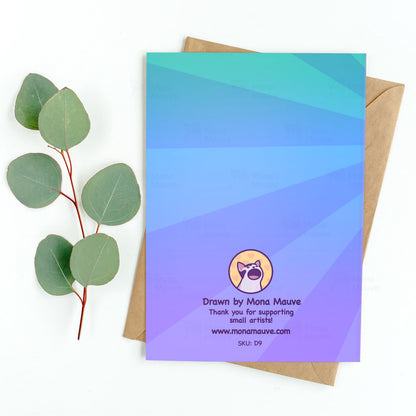 Funny Father's Day Cat Card | Number One Dad Award | Cat Trophy Card