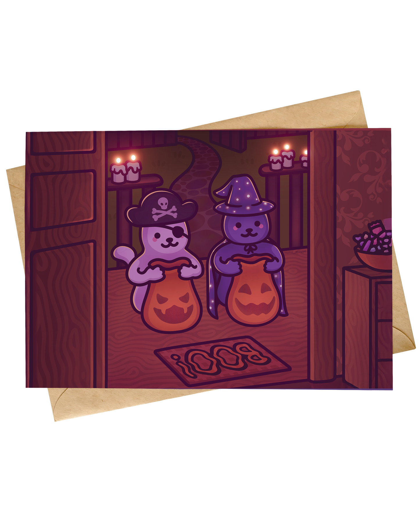Cute Halloween Cat Card | Trick or Treat!