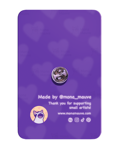 Skelly Cat Pin Badge | Cute Halloween Wooden Pin