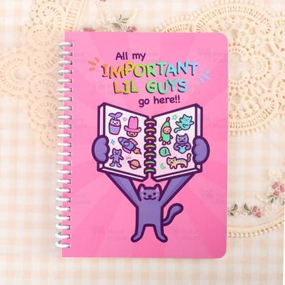 Blank Holographic Reusable Sticker Book + 5 Free Stickers!