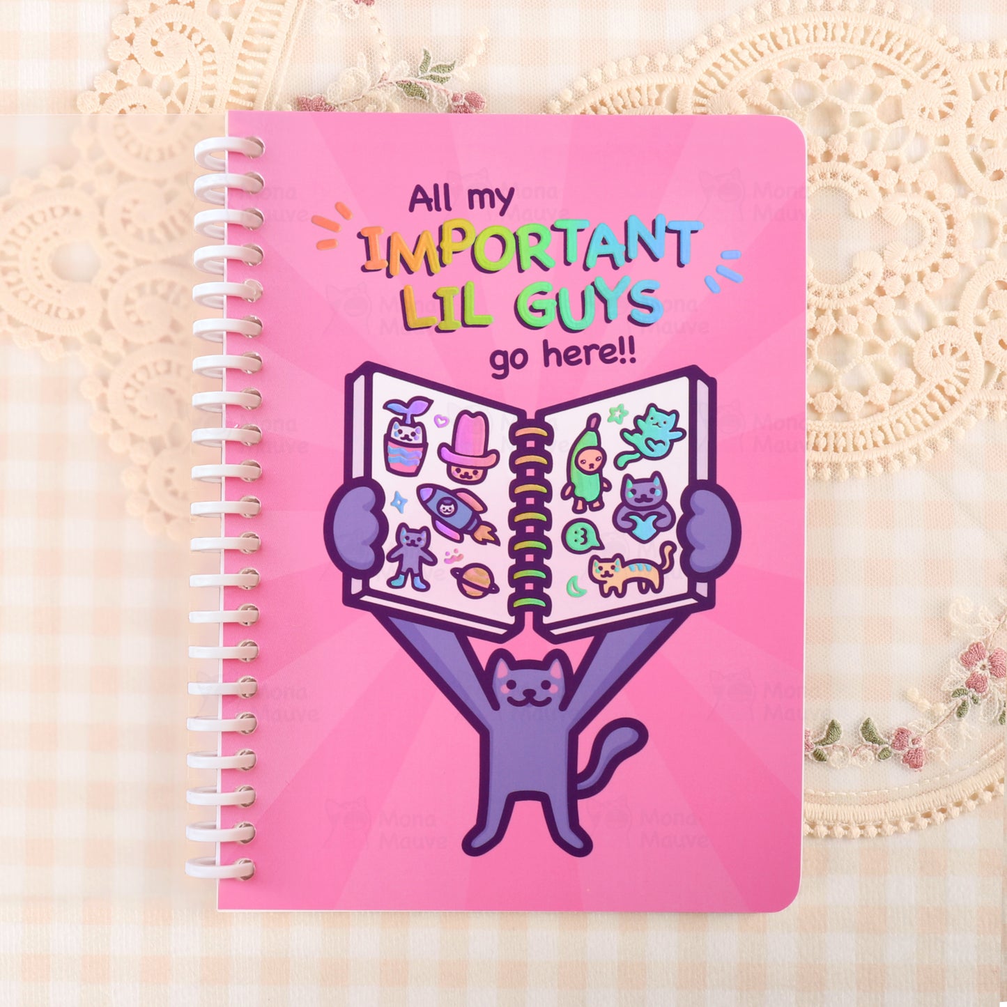 Blank Holographic Reusable Sticker Book + 5 Free Stickers!