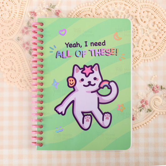 Blank Holographic Reusable Sticker Book + 5 Free Stickers!