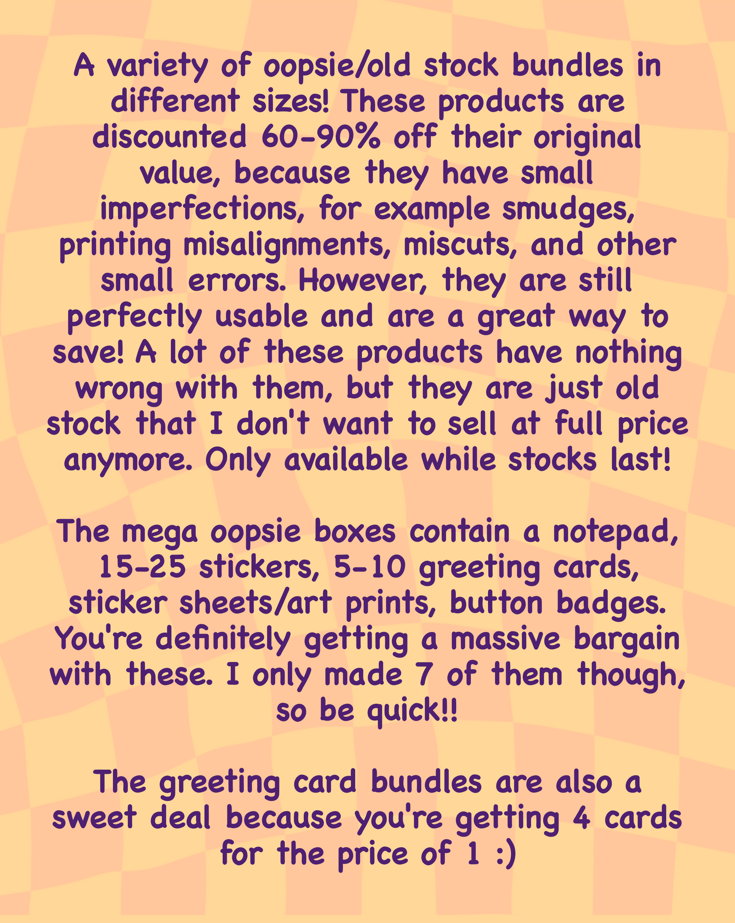 Super Seconds Festival Oopsie Bundles!