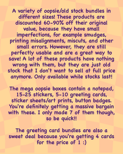 Super Seconds Festival Oopsie Bundles!