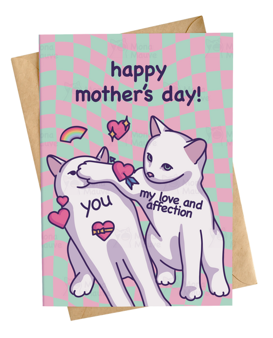 Cute Mother's Day Cat Card | Love and Affection