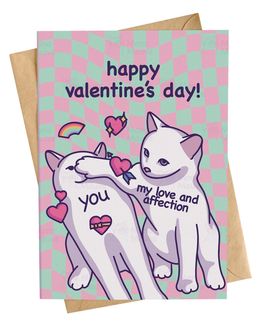 Valentine's Day Card | Cute Cat Meme | Happy Valentine's Day!