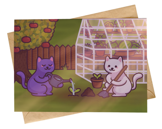 Cute Gardening Valentine's Day Card