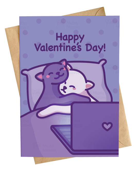 Happy Valentine's Day! | Cat Hug Valentine's Day Card