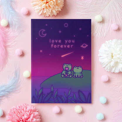 Love You Forever | Frog Card for Mom | Cute Birthday, Mother's Day or Just Because Card | Gift for Mom