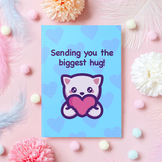 I Miss You Card | Sending You the Biggest Hug! | Send Directly | Anniversary/Birthday Gift for Boyfriend, Girlfriend, Wife, Husband - Her or Him