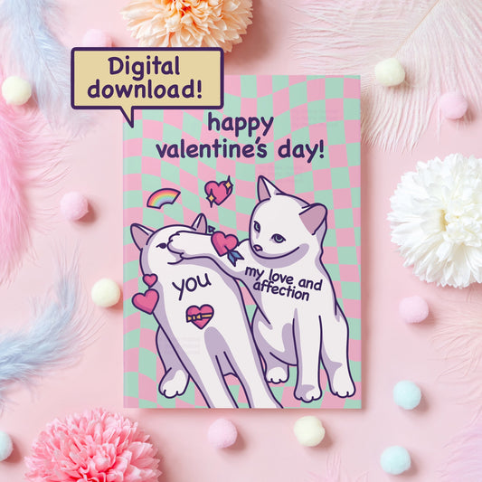 Digital Download | Happy Valentine's Day Card | My Love & Affection